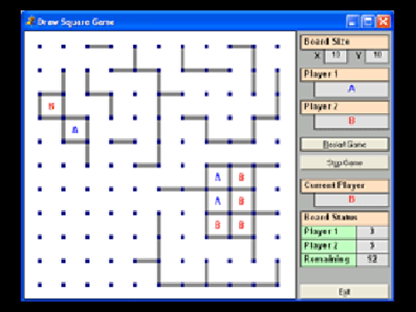 Draw Square Game