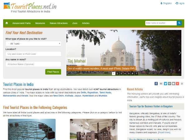 www.touristplaces.net.in