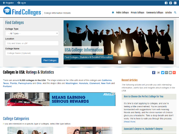 www.findcolleges.info
