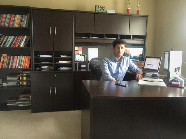 Pallab at work
